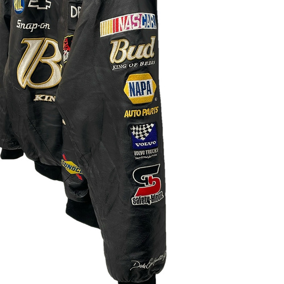 Vintage Jeff Hamilton Racing Dale Earnhardt Jr. Bud King of Beers Leathe… - Picture 4 of 16